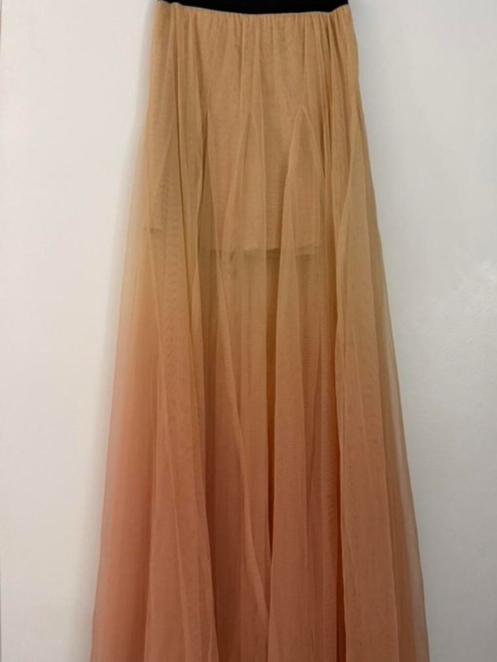 Free People FP One Rhea Tulle Maxi Skirt – Sunset Ombre – Size Large - Picture 9 of 16